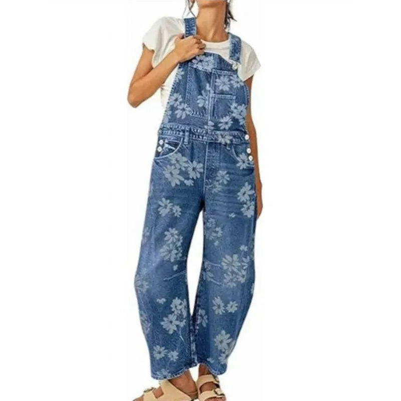 Denim Overall Jumpsuit